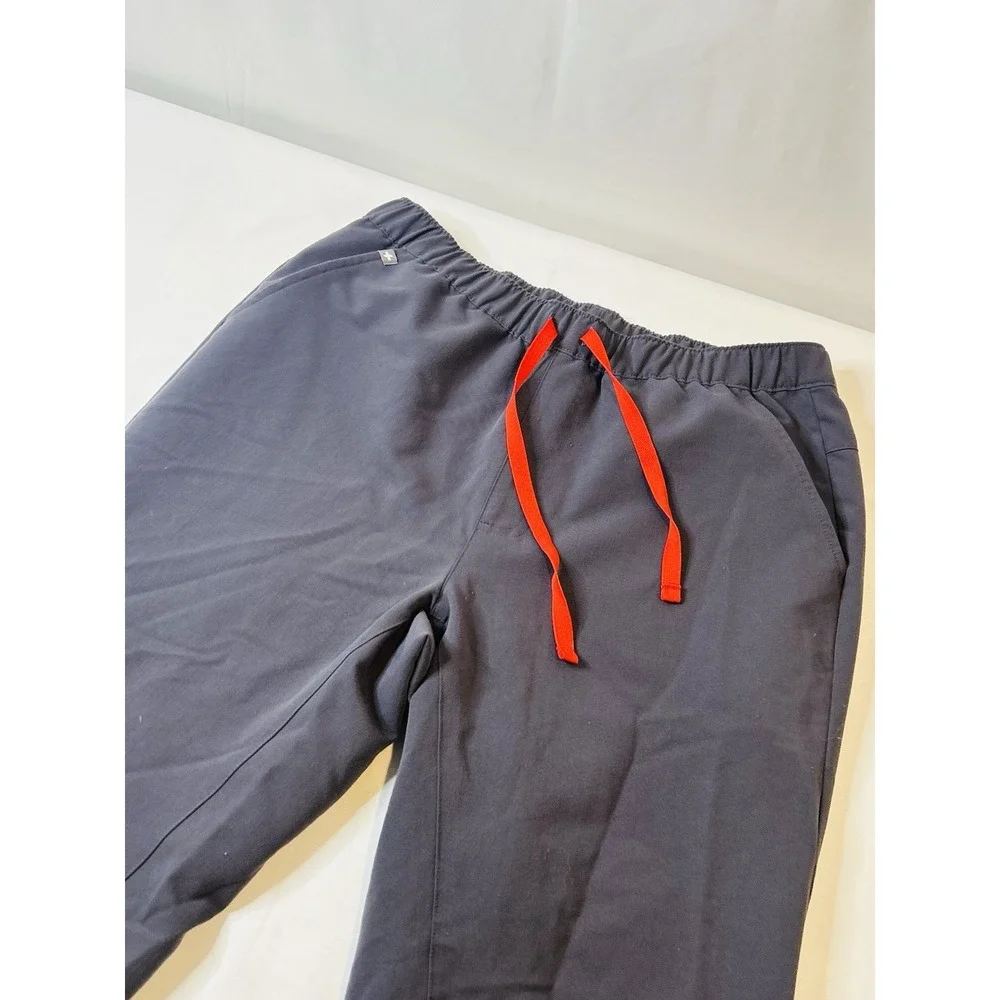 FIGS Tansen Jogger Pants Mens Medium Short Gray Technical Medical Scrub Joggers